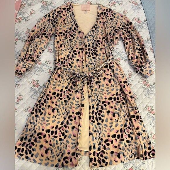 Anthropologie Hutch Spotted Duster Jacket size Medium - Picture 2 of 12